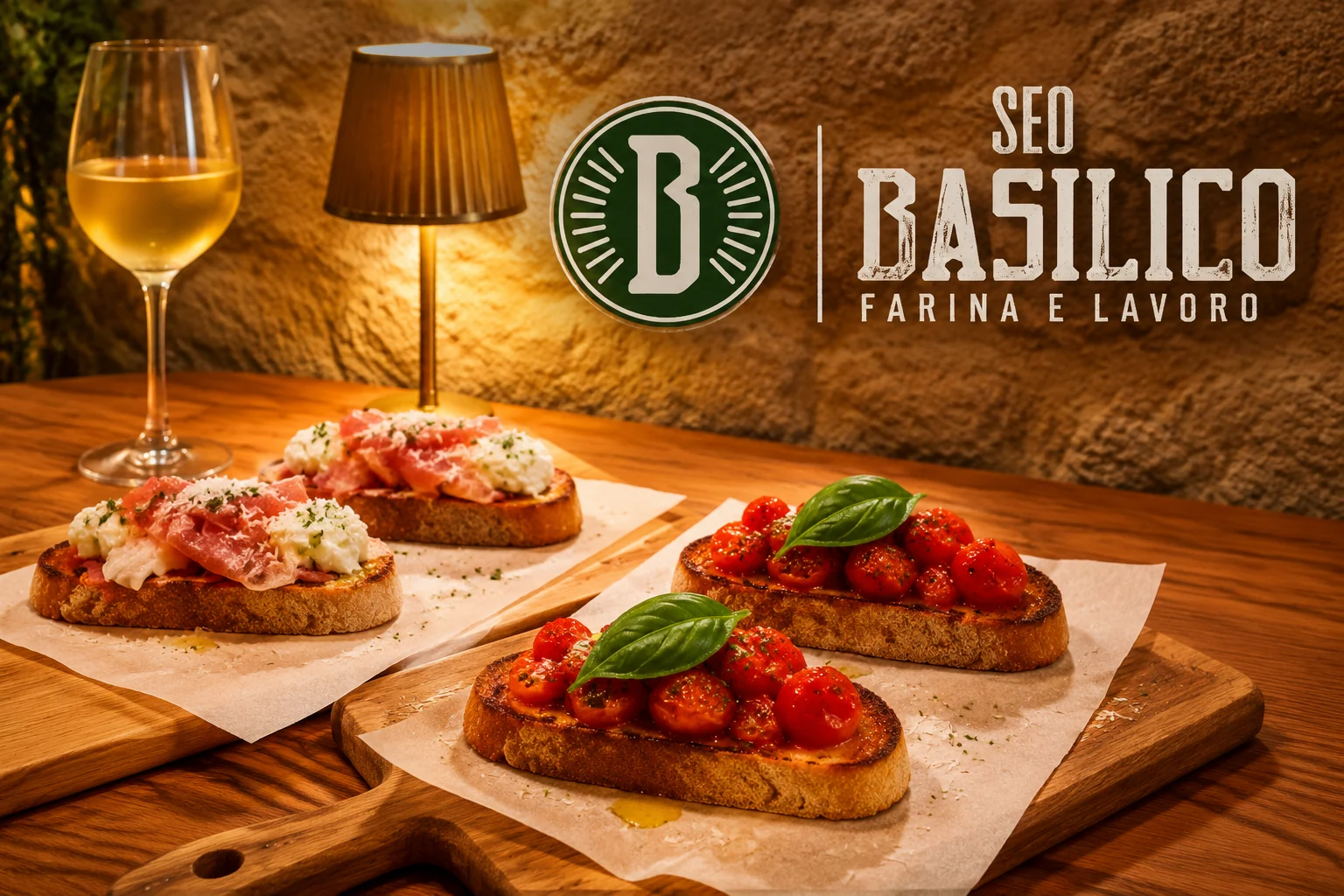 Seo Basilico bruschetta