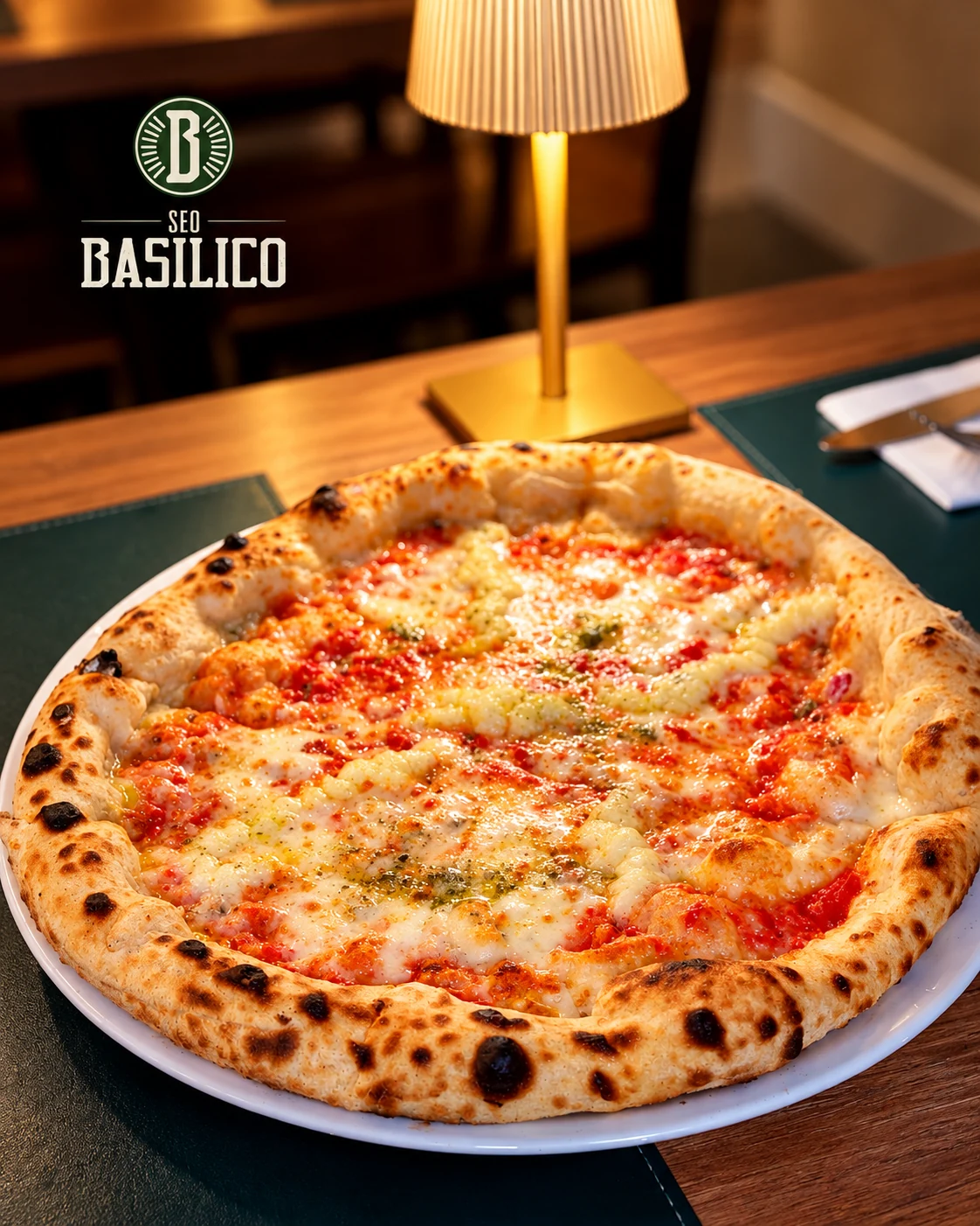 Seo Basilico margherita pizza